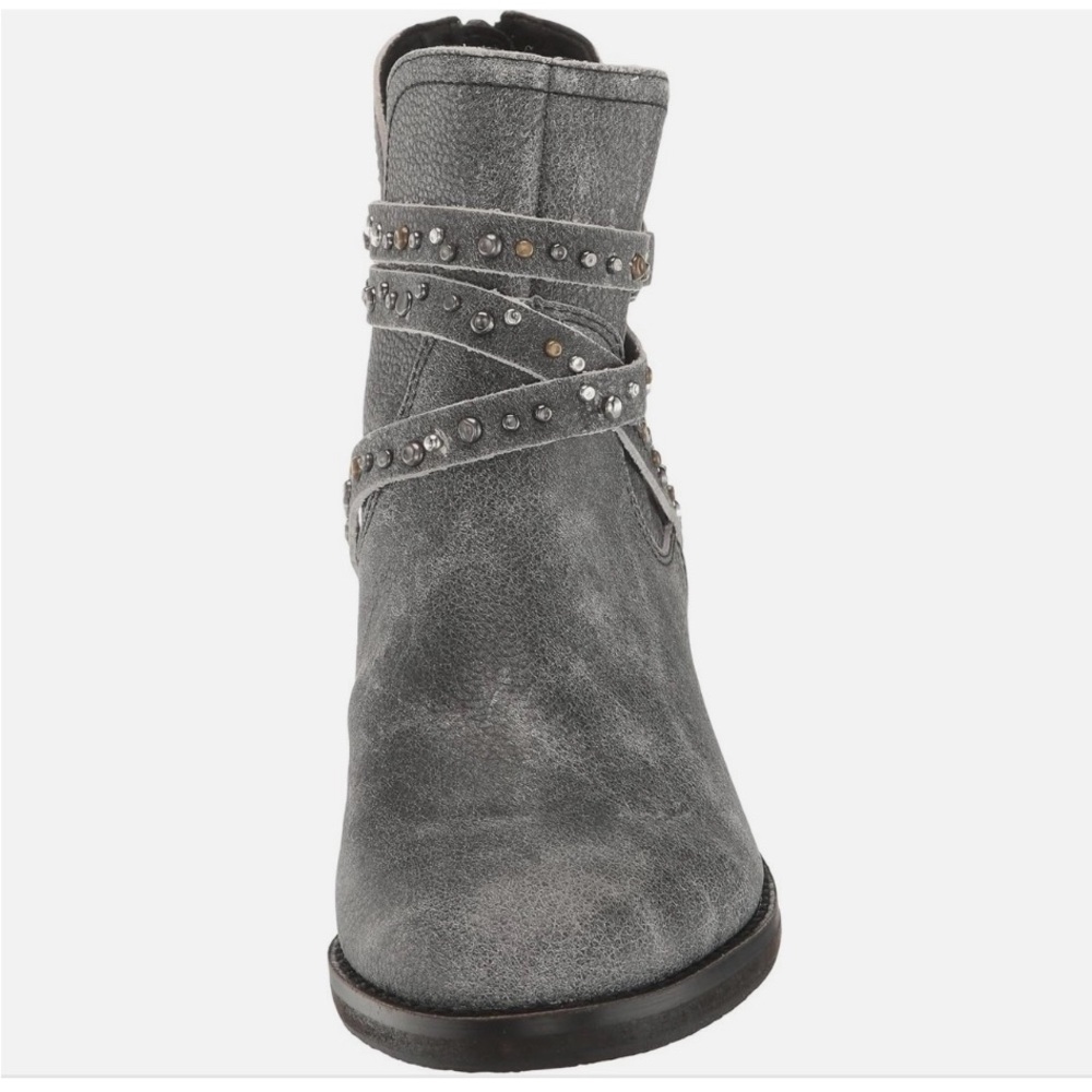 Lucky Brand Charcoal Studded Ankle Booties - Picture 7 of 8